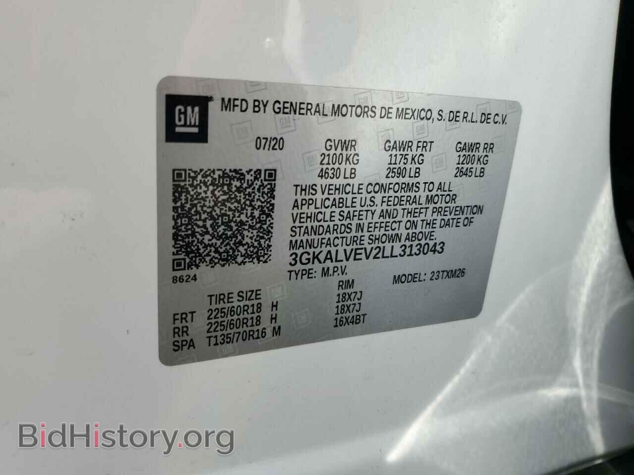 2020 GMC TERRAIN - VIN: 3GKALVEV2LL313043 - Фото 13