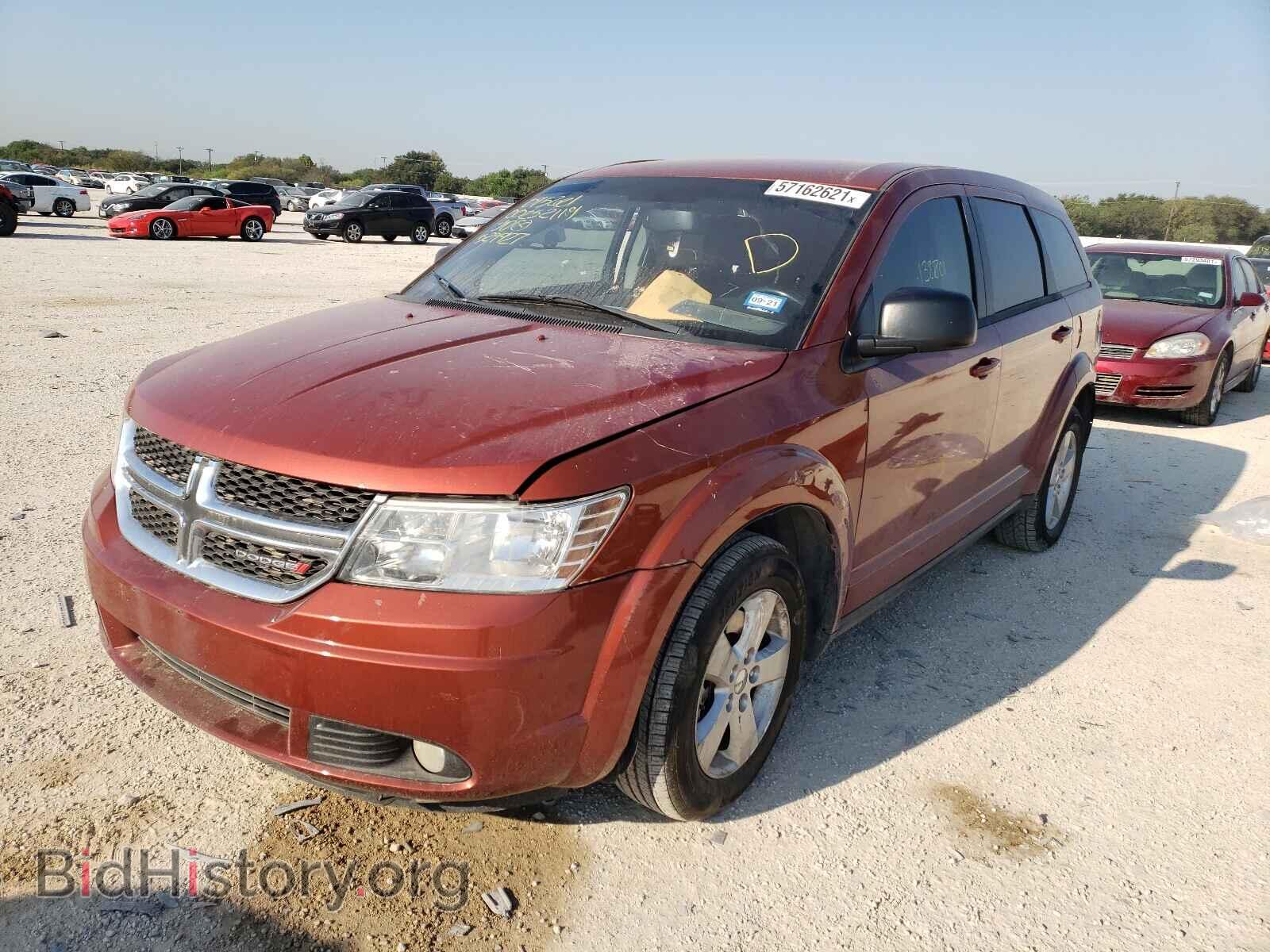 2013 DODGE JOURNEY - VIN: 3C4PDCAB7DT529927 - Фото 2