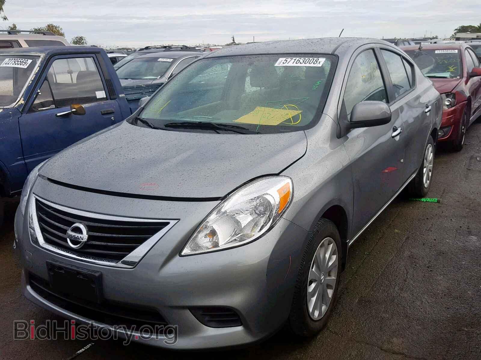 2012 NISSAN VERSA - VIN: 3N1CN7AP1CL843721 - Фото 2