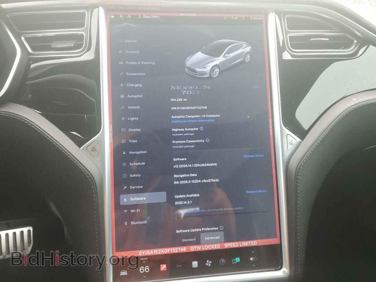 2016 TESLA MODEL S - VIN: 5YJSA1E2XGF132748 - Фото 9