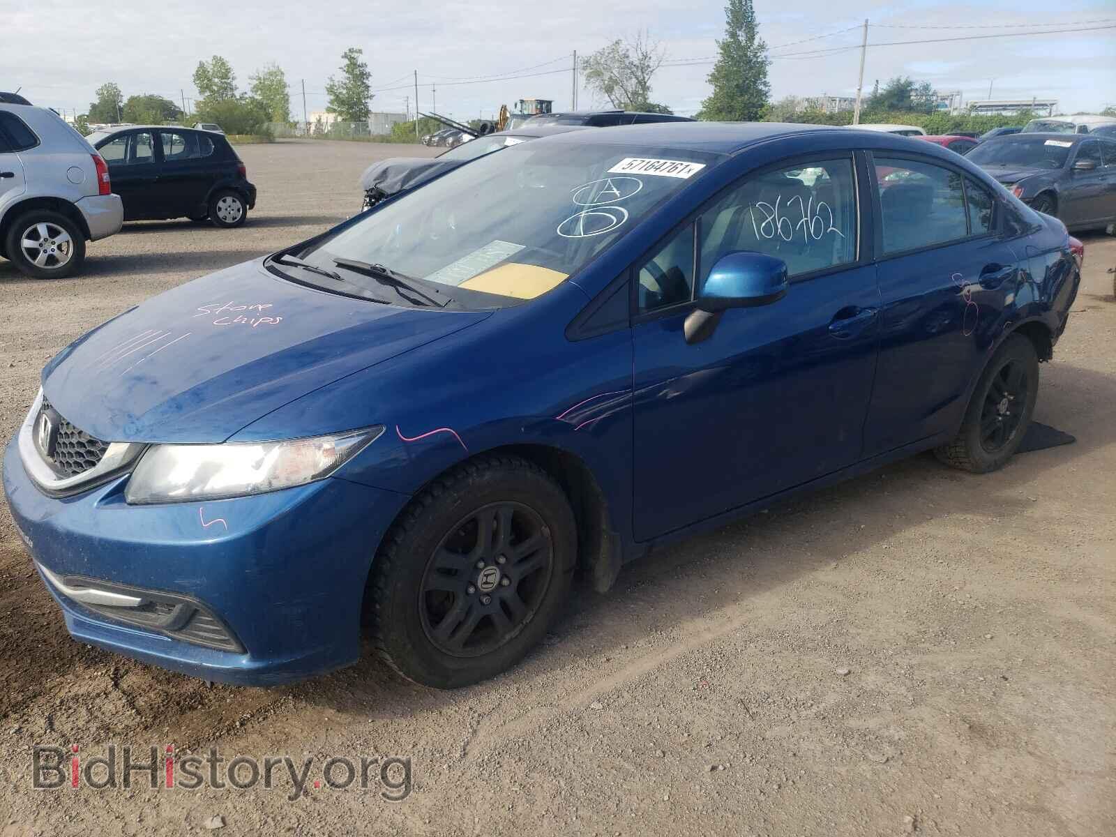 2013 HONDA CIVIC - VIN: 2HGFB2F43DH002774 - Фото 2