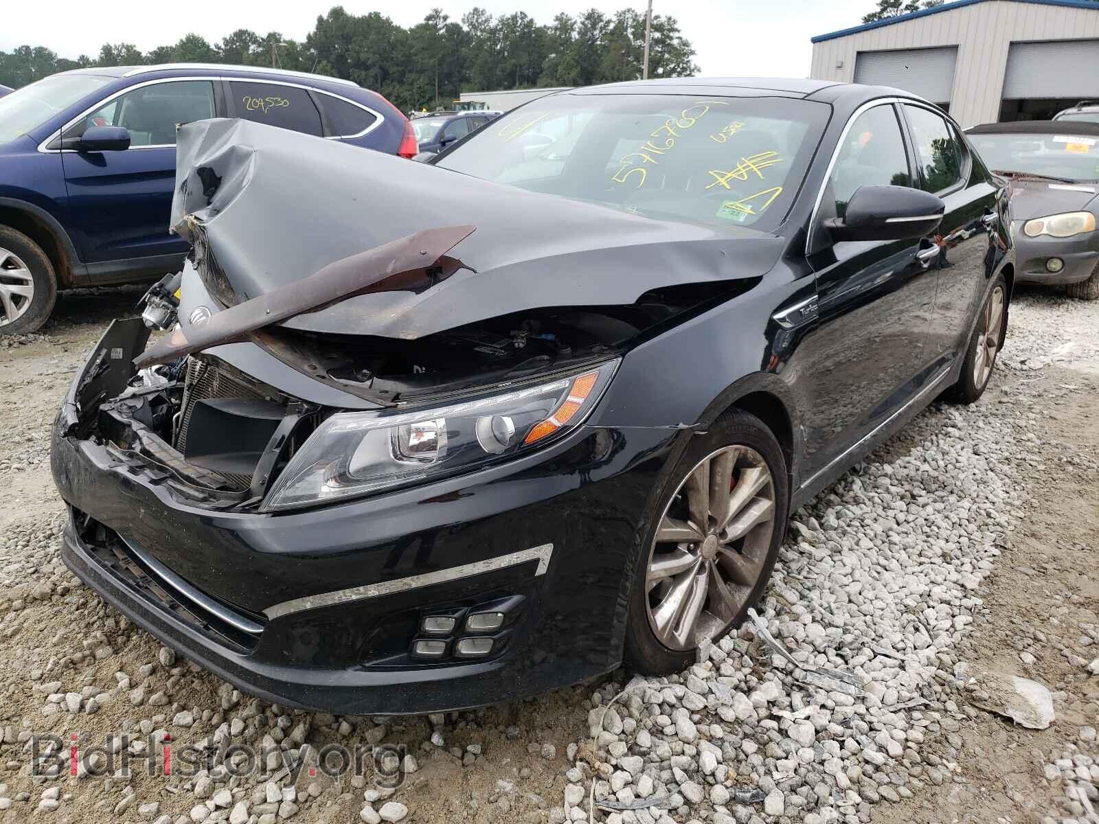 2015 KIA OPTIMA - VIN: 5XXGR4A61FG415267 - Фото 2