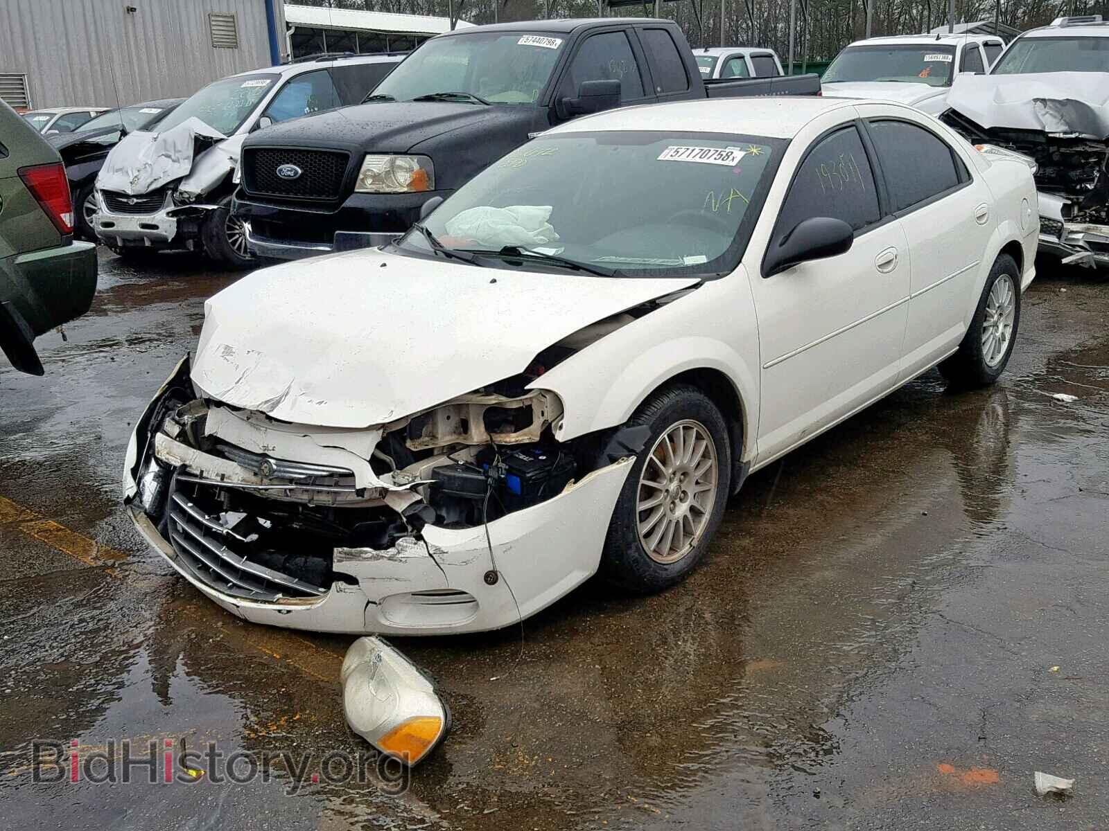 2004 CHRYSLER SEBRING - VIN: 1C3EL46X84N381344 - Фото 2
