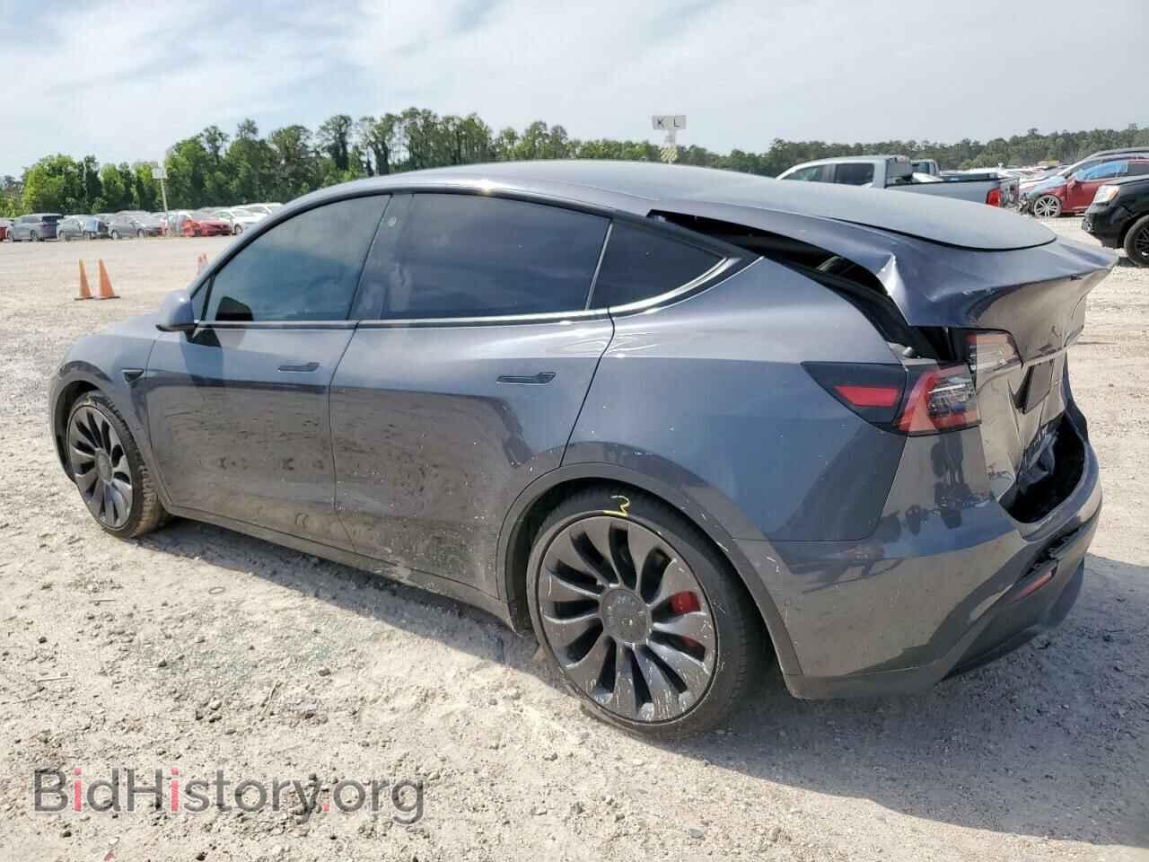2021 TESLA MODEL Y - VIN: 5YJYGDEF3MF215835 - Фото 2