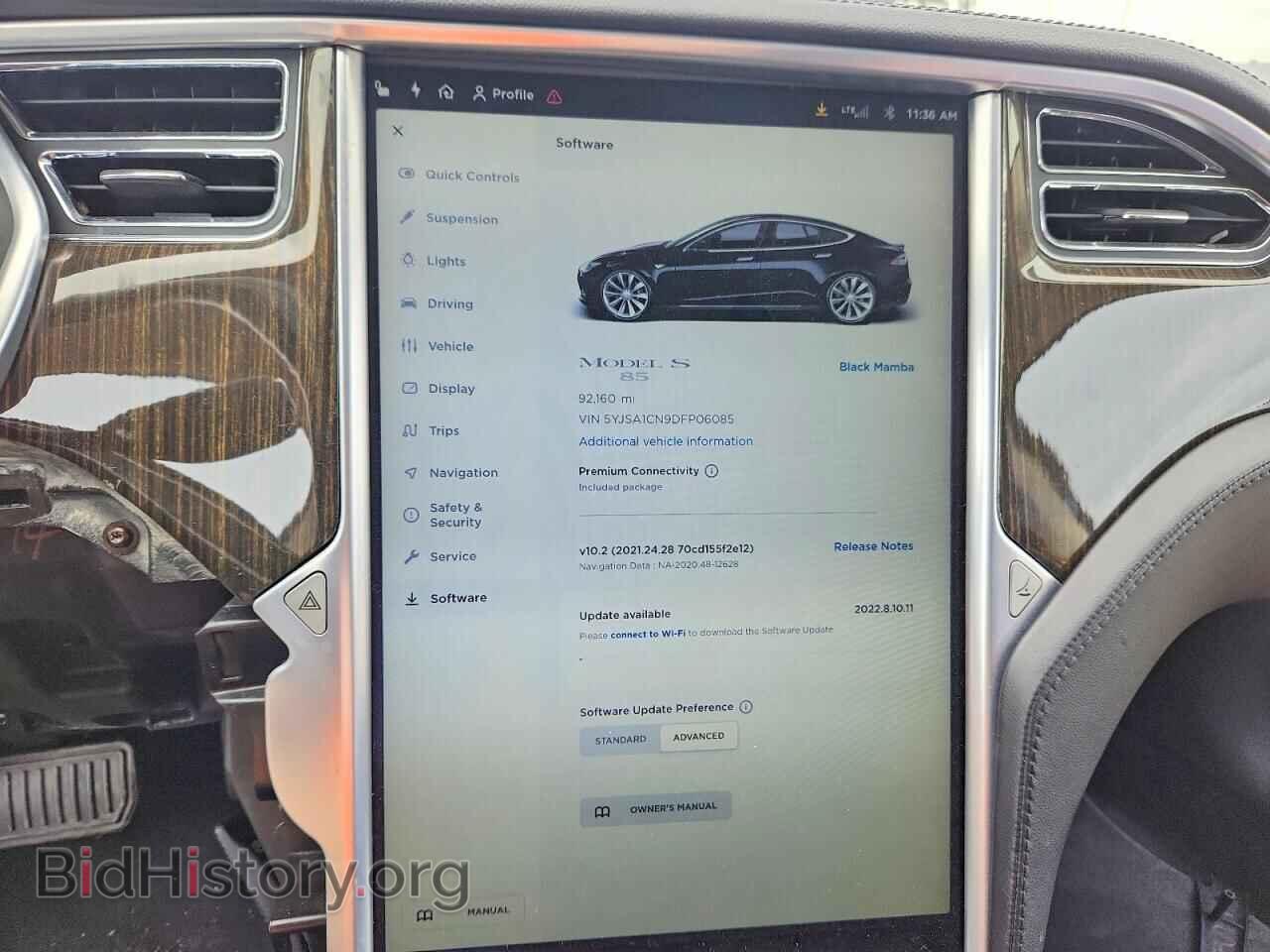 2013 TESLA MODEL S - VIN: 5YJSA1CN9DFP06085 - Photo 9