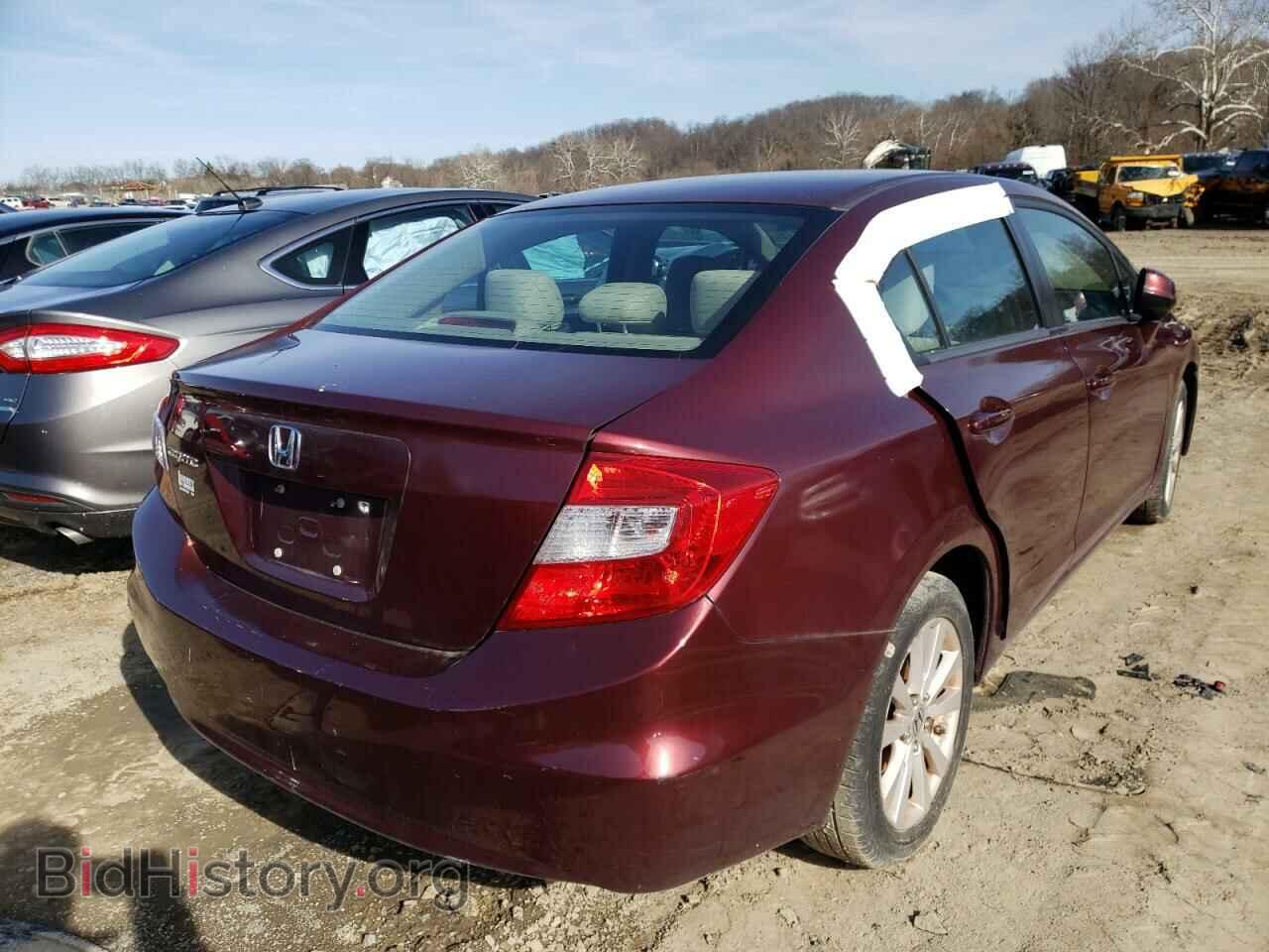 2012 HONDA CIVIC - VIN: 2HGFB2F85CH543620 - Фото 4