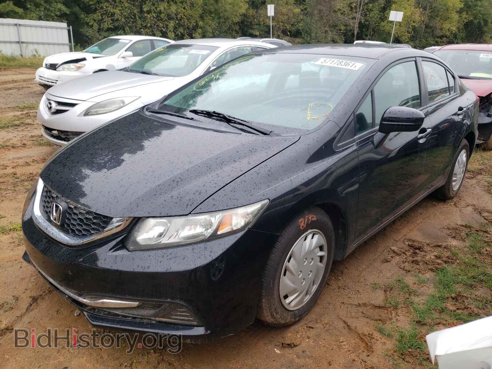 2014 HONDA CIVIC - VIN: 2HGFB2F51EH515354 - Фото 2