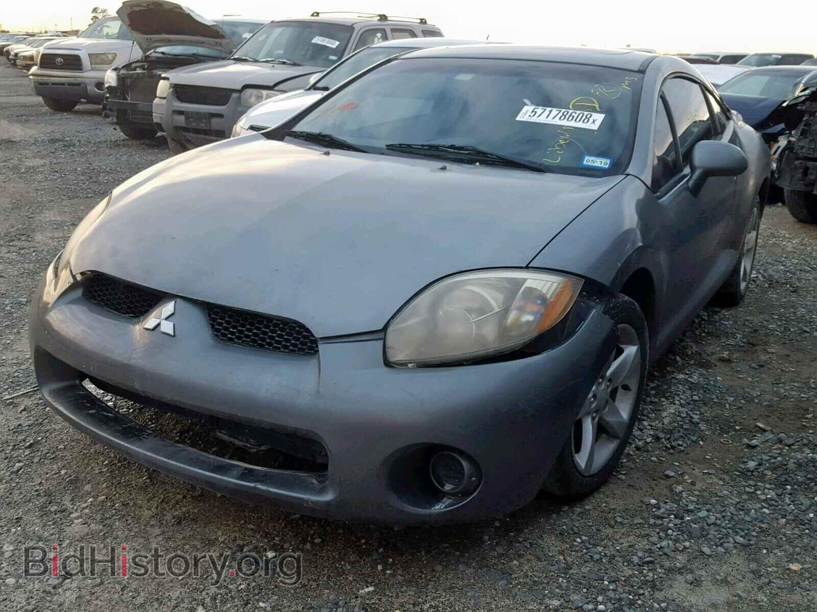 2006 MITSUBISHI ECLIPSE - VIN: 4A3AK24F76E022725 - Фото 2
