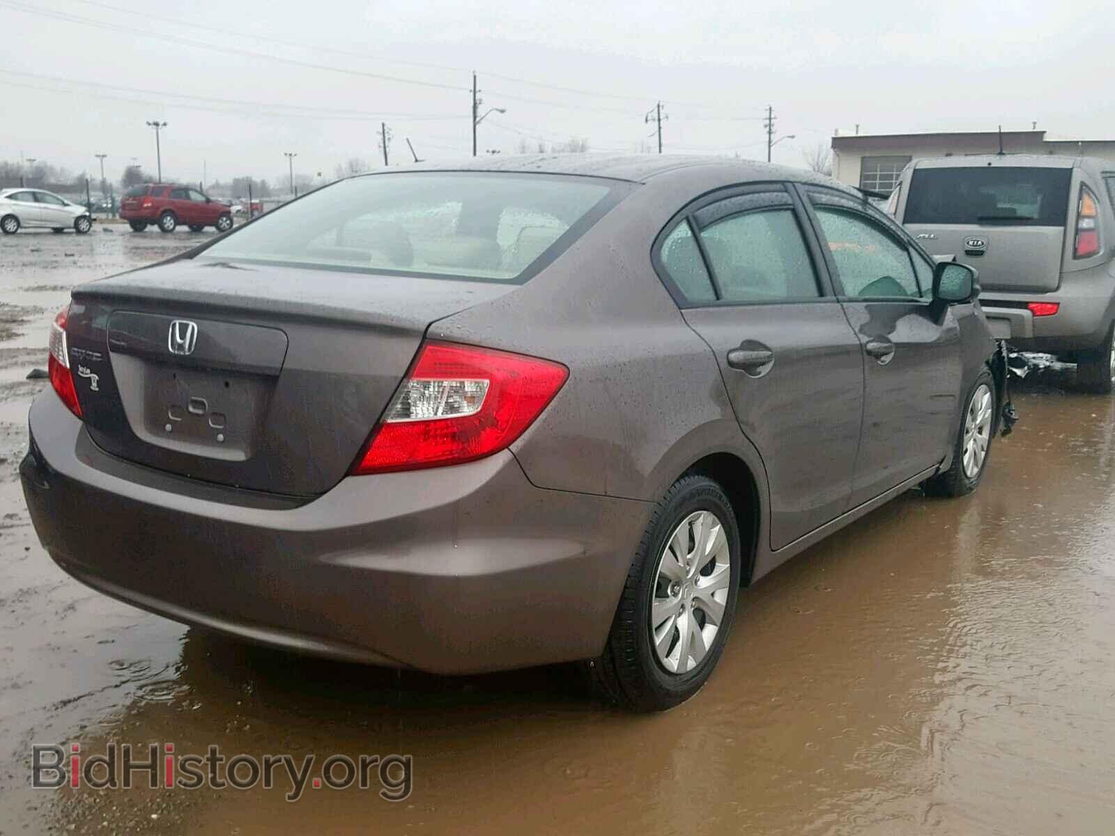 2012 HONDA CIVIC LX - VIN: 2HGFB2E54CH552803 - Фото 4