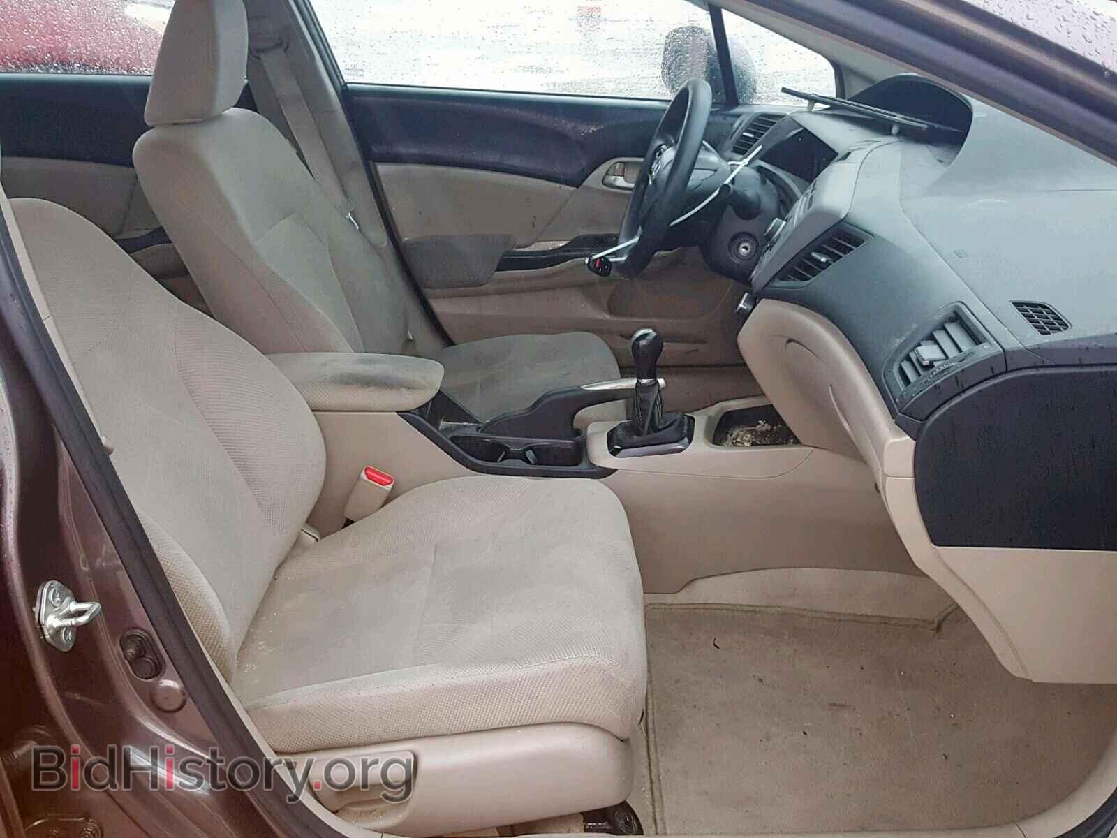 2012 HONDA CIVIC LX - VIN: 2HGFB2E54CH552803 - Фото 5