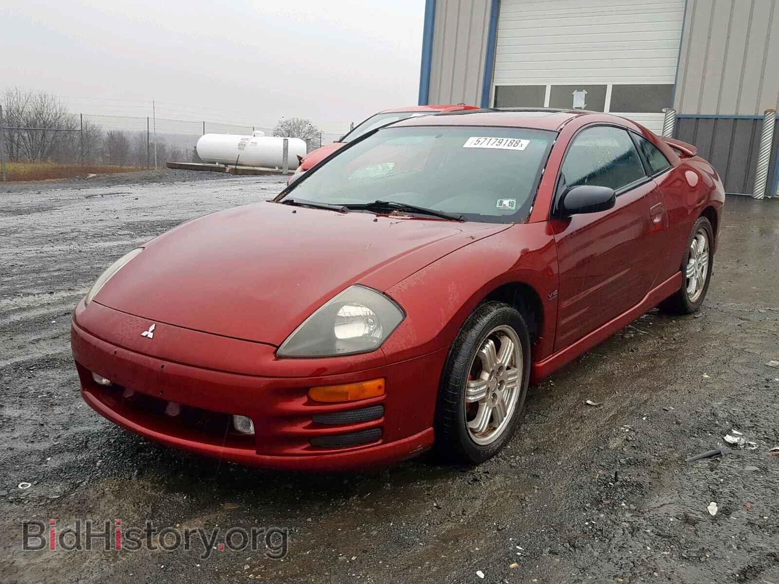2002 MITSUBISHI ECLIPSE - VIN: 4A3AC84H22E100579 - Фото 2