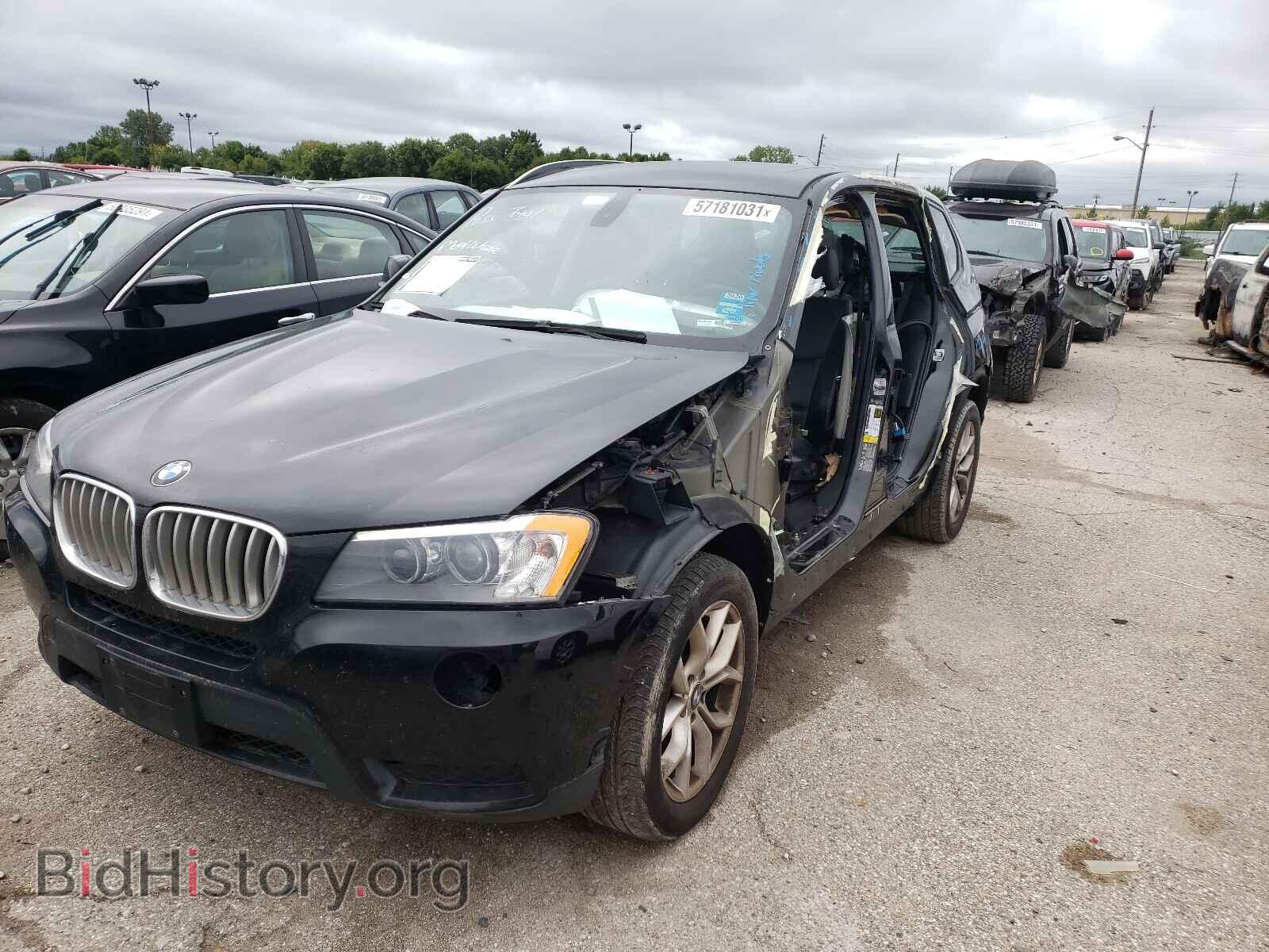 2012 BMW X3 - VIN: 5UXWX7C55CL736827 - Фото 2