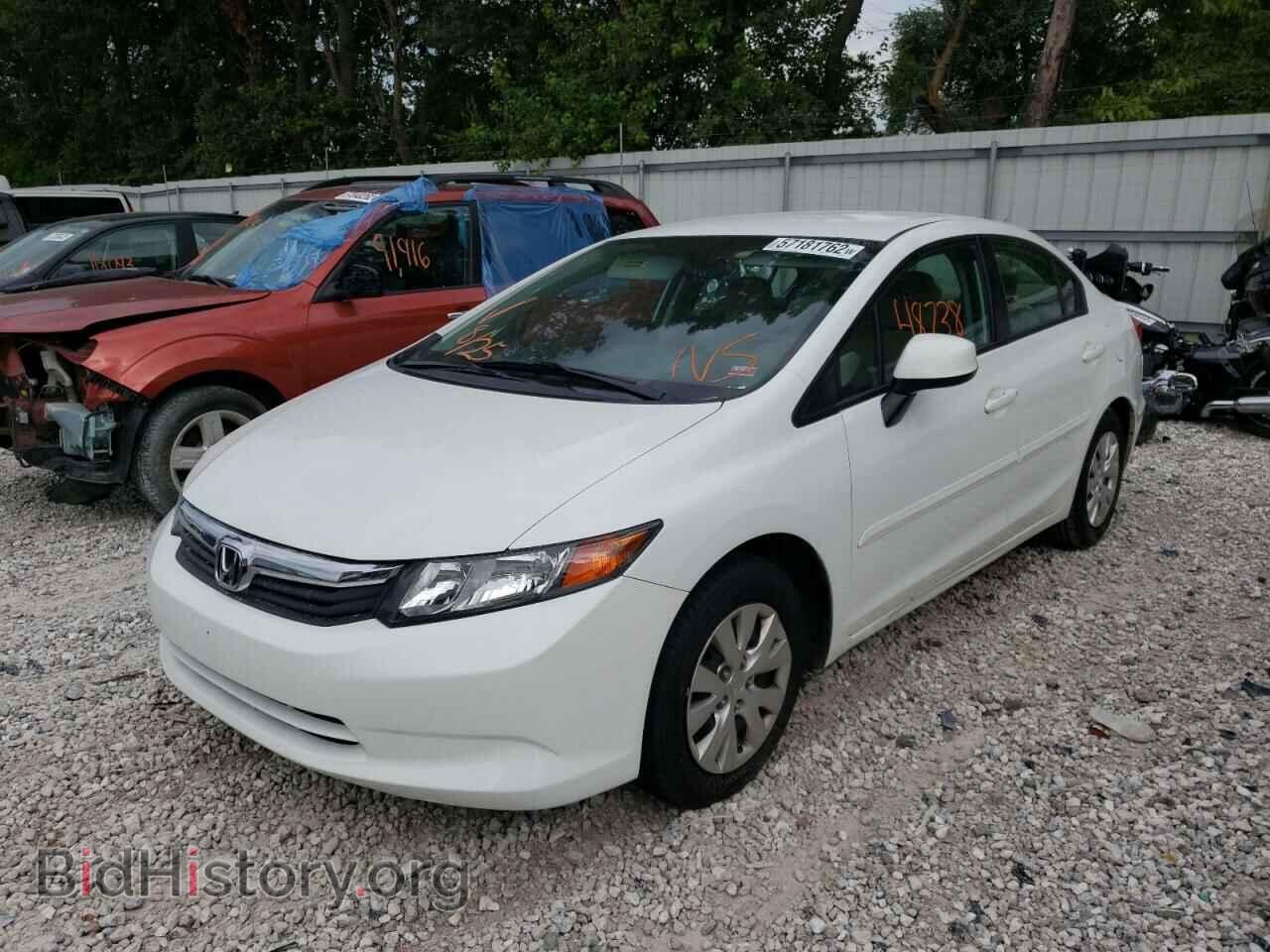 2012 HONDA CIVIC - VIN: 19XFB2F56CE002804 - Фото 2