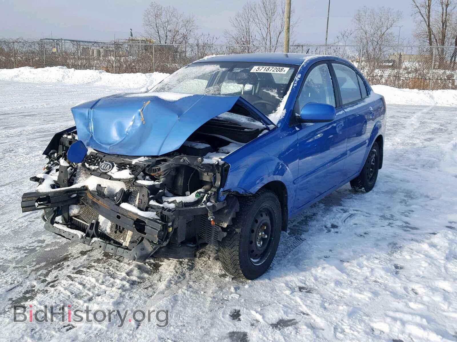 2011 KIA RIO BASE - VIN: KNADH4B34B6858349 - Фото 2