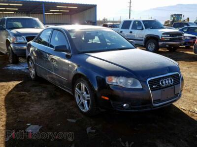 2007 Audi A4 A4 2.0T QU, синий — VIN WAUDF78E17A275712, Copart