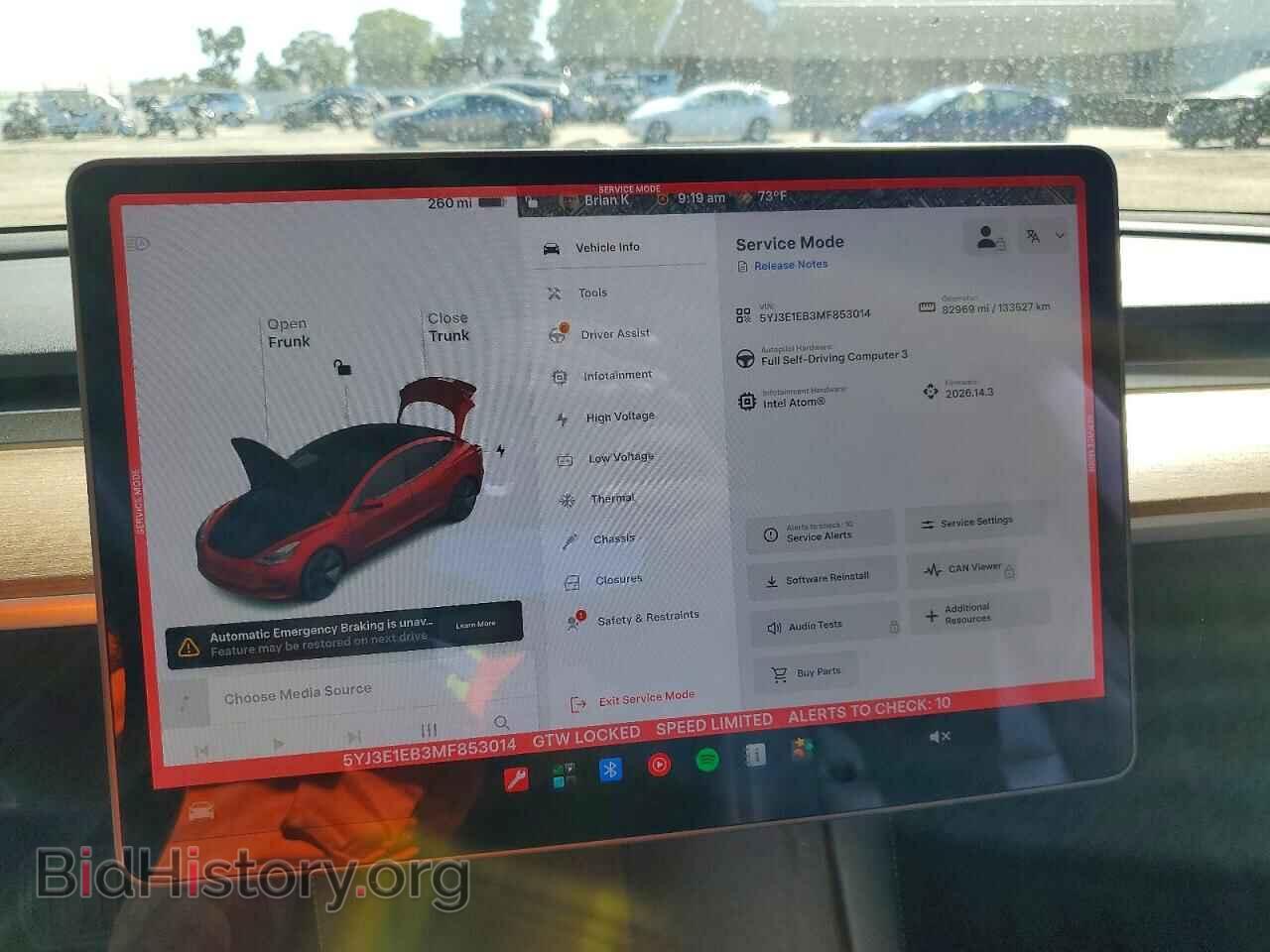 2021 TESLA MODEL 3 - VIN: 5YJ3E1EB3MF853014 - Photo 9
