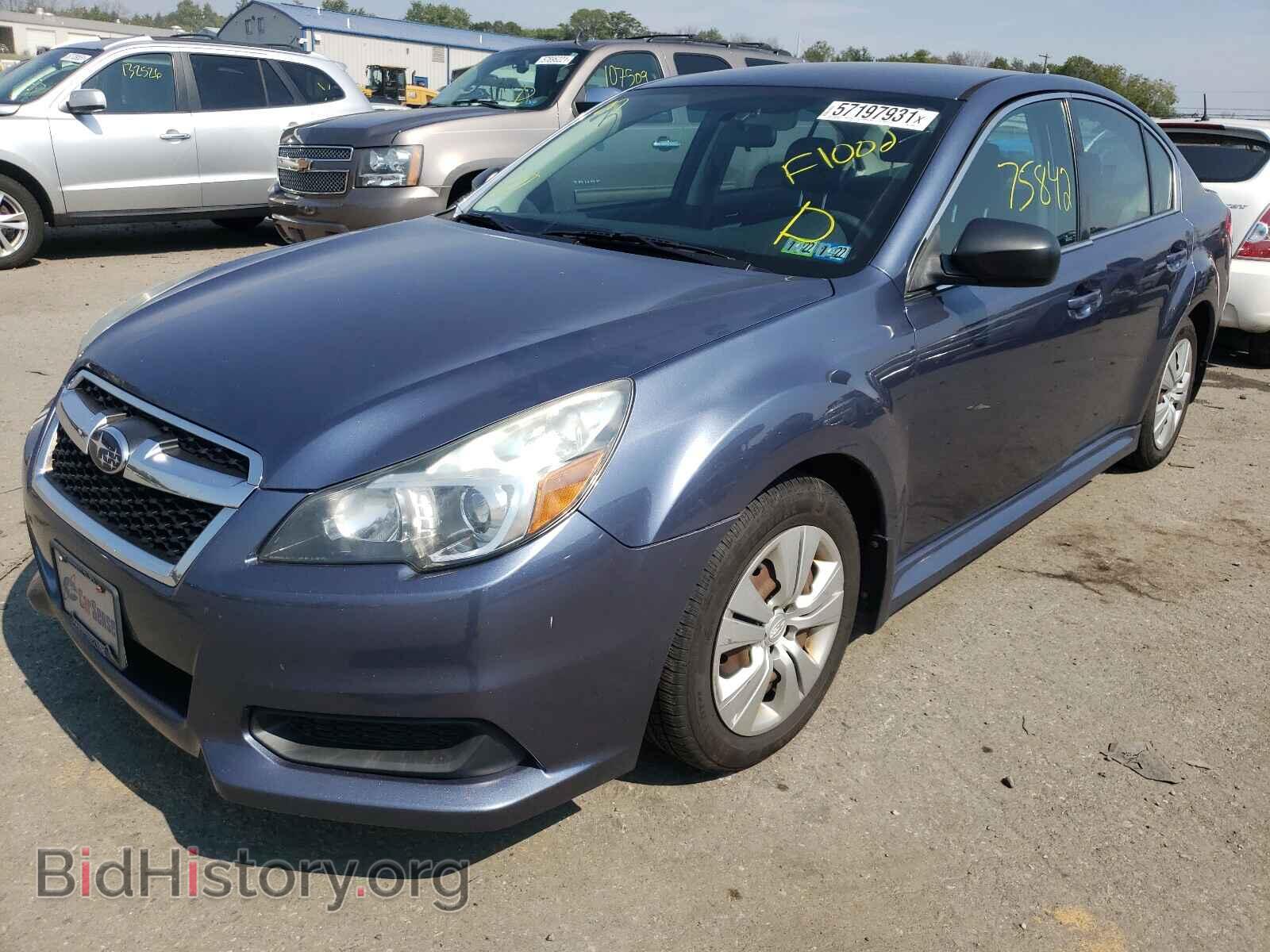 2013 SUBARU LEGACY - VIN: 4S3BMBA60D3035265 - Фото 2