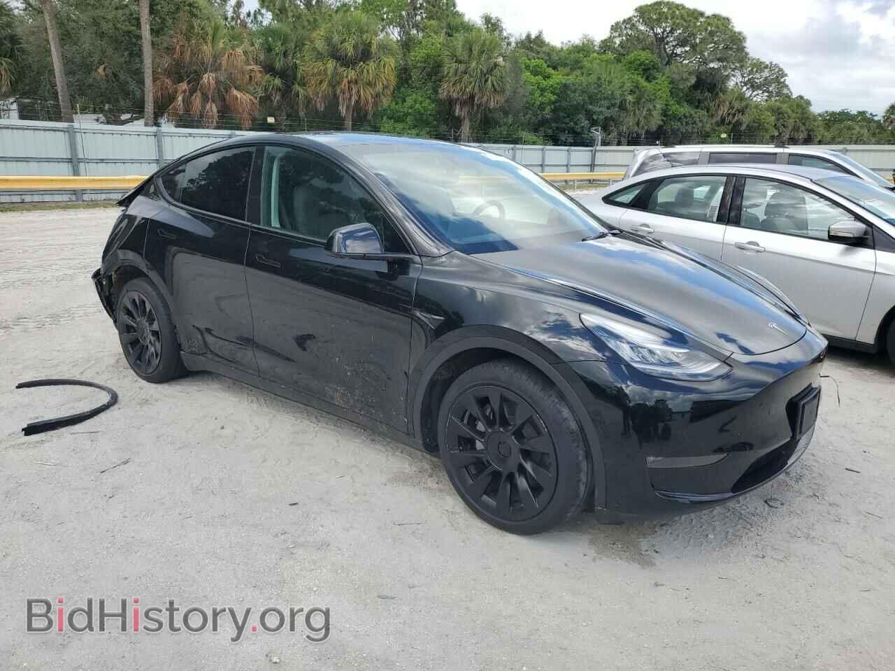 2022 TESLA MODEL Y - VIN: 7SAYGDEE2NA006904 - Фото 4
