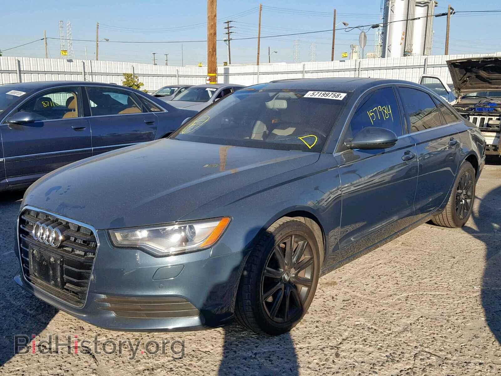 2013 AUDI A6 - VIN: WAUDFAFC8DN033891 - Фото 2