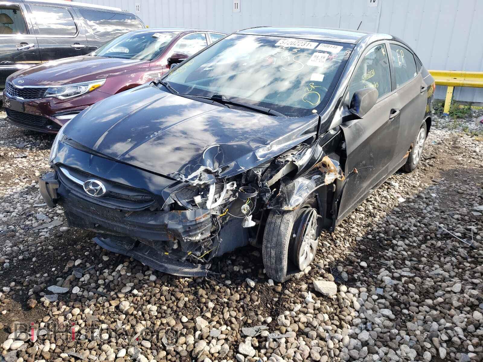 2015 HYUNDAI ACCENT - VIN: KMHCT4AE2FU853552 - Фото 2