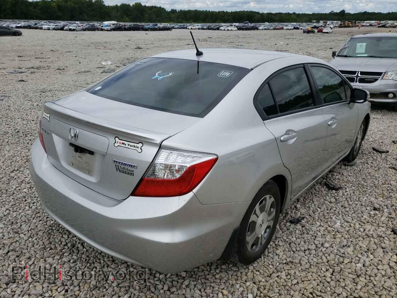 2012 HONDA CIVIC - VIN: JHMFB4F31CS008791 - Фото 4