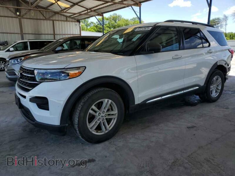 2021 Ford EXPLORER XLT (VIN 1FMSK8DHXMGB66682) — фото 1 из 12, Copart, повреждение: задняя часть