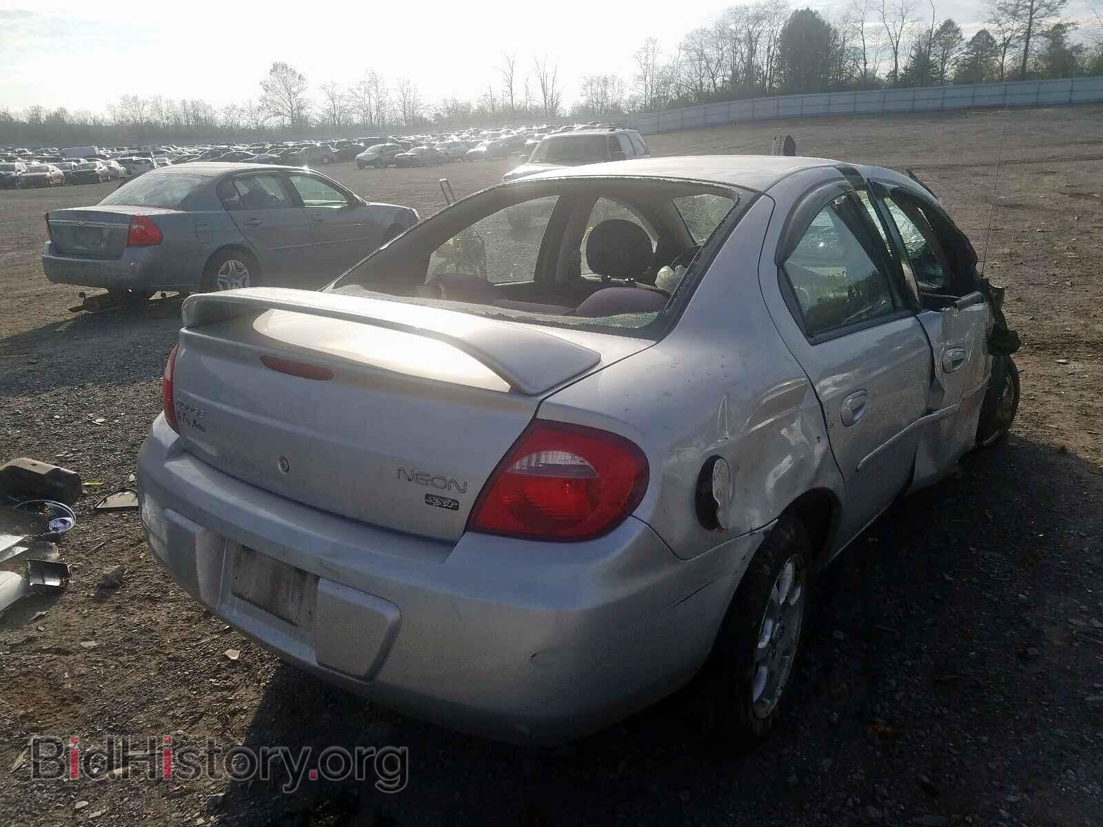 2004 DODGE NEON - VIN: 1B3ES56C24D543557 - Фото 4