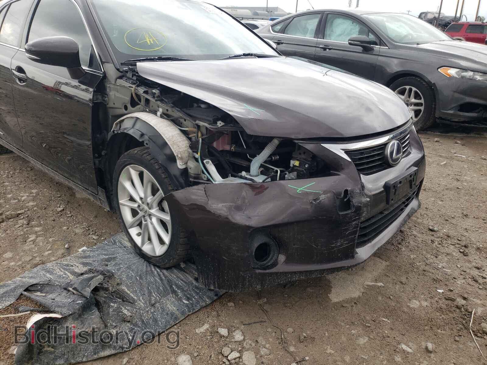 2012 LEXUS CT 200 - VIN: JTHKD5BH5C2082778 - Фото 9