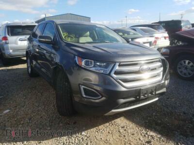 2015 Ford EDGE Edge SEL, black — VIN 2FMTK4J85FBB22438, Copart