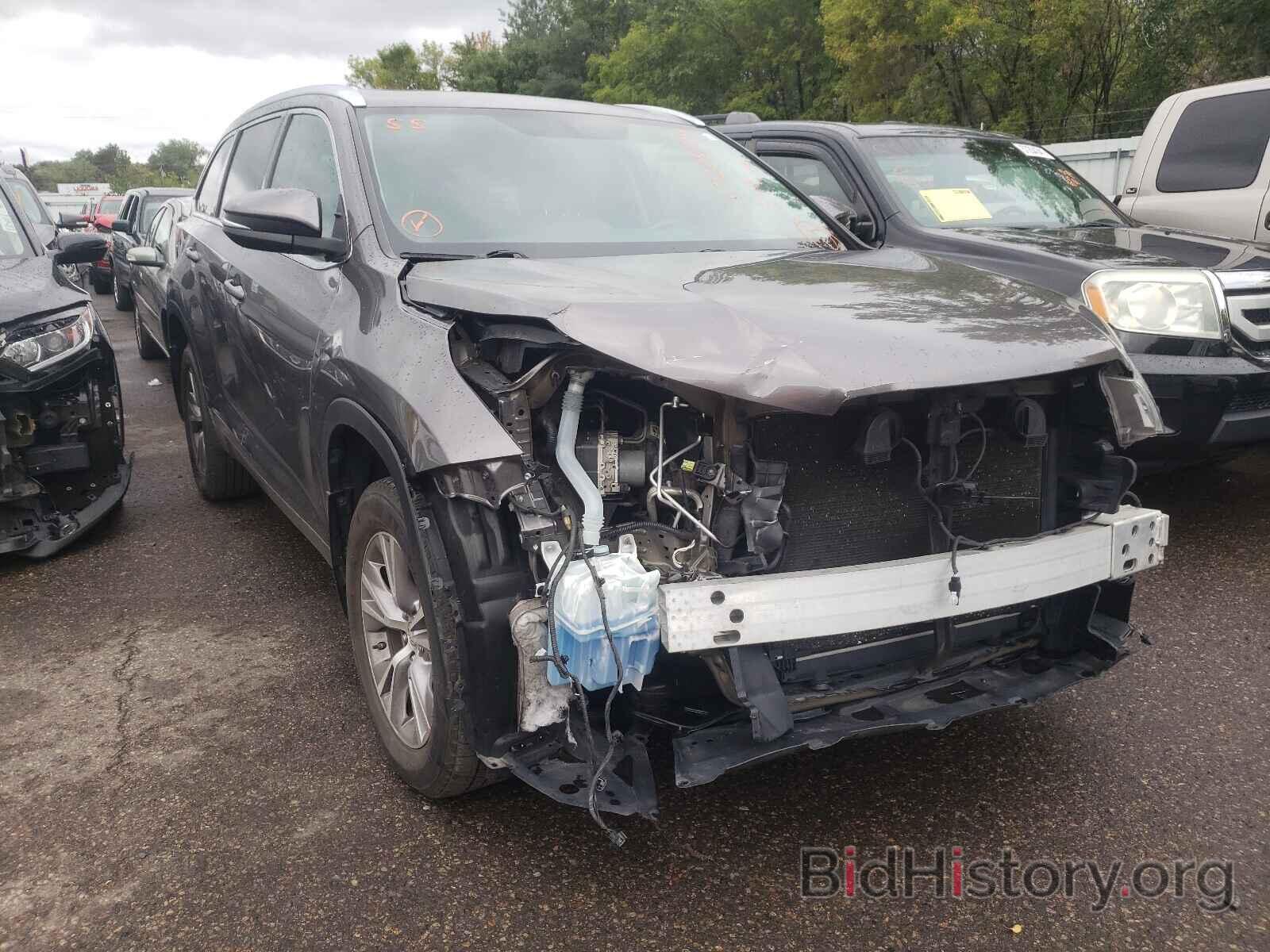 Photo 5TDJKRFH9FS171397 - TOYOTA HIGHLANDER 2015