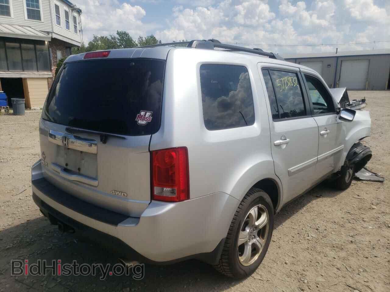 2013 HONDA PILOT - VIN: 5FNYF4H54DB012605 - Фото 4