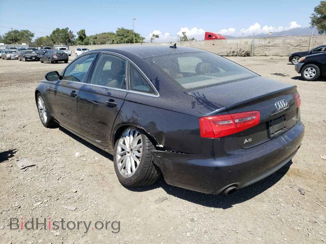 2012 AUDI A6 - VIN: WAUGGAFC1CN140614 - Фото 3