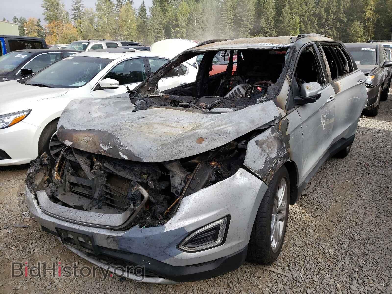 2015 FORD EDGE - VIN: 2FMTK4K95FBB35083 - Фото 2