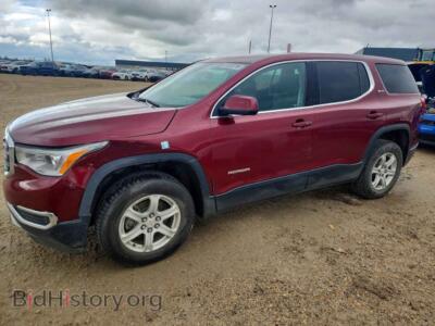2017 GMC ACADIA SLE, красный — VIN 1GKKNKLA9HZ162487, Copart