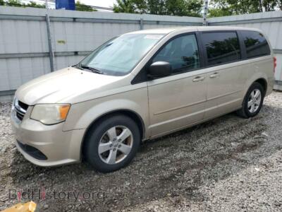 2013 Dodge CARAVAN SE, светло-коричневый — VIN 2C4RDGBG3DR537228, Copart