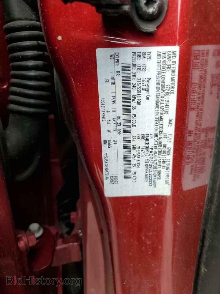 2014 FORD FOCUS - VIN: 1FADP3F29EL222023 - Фото 12