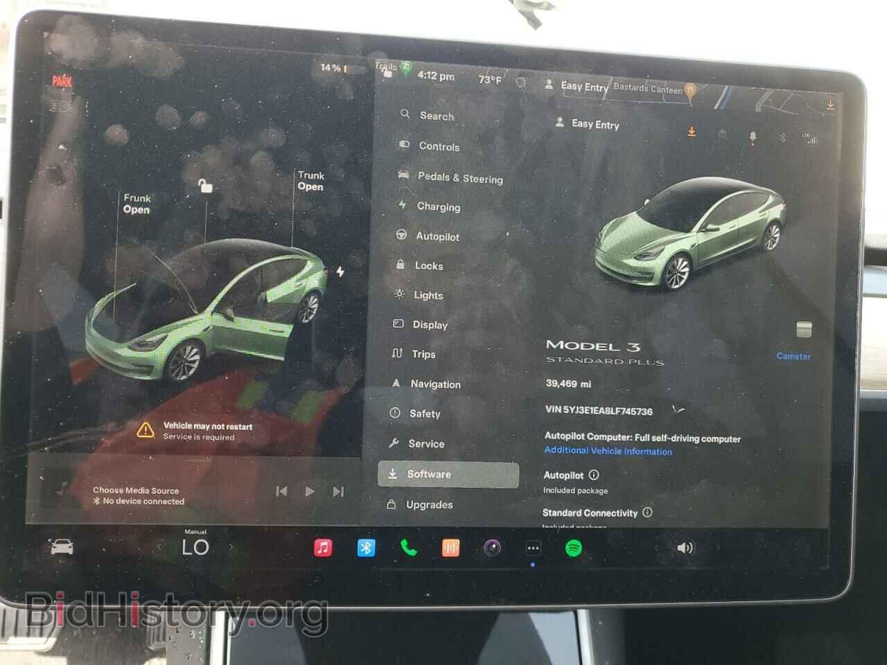 2020 TESLA MODEL 3 - VIN: 5YJ3E1EA8LF745736 - Photo 9