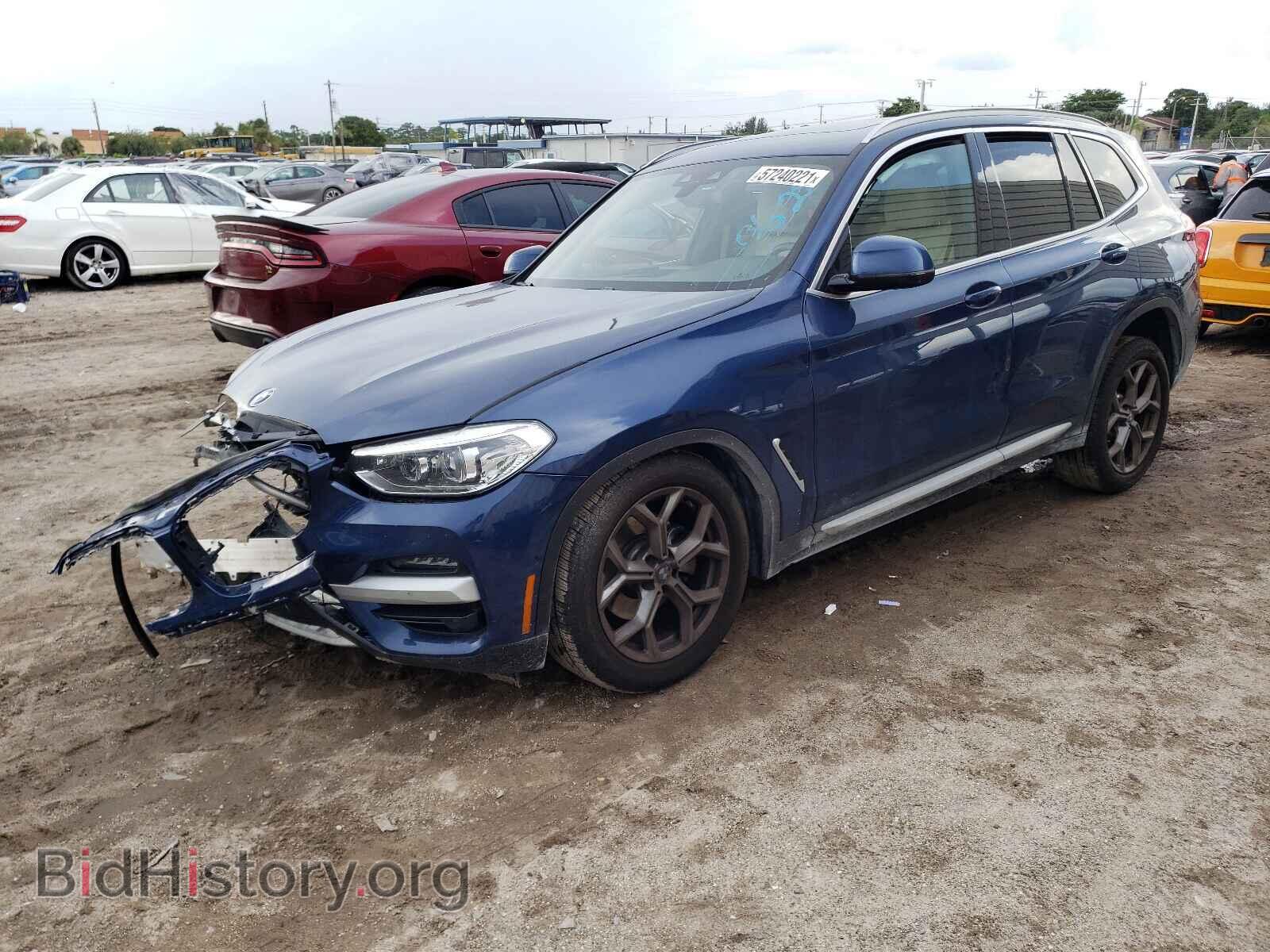 2021 BMW X3 - VIN: 5UXTY3C06M9F20628 - Фото 2