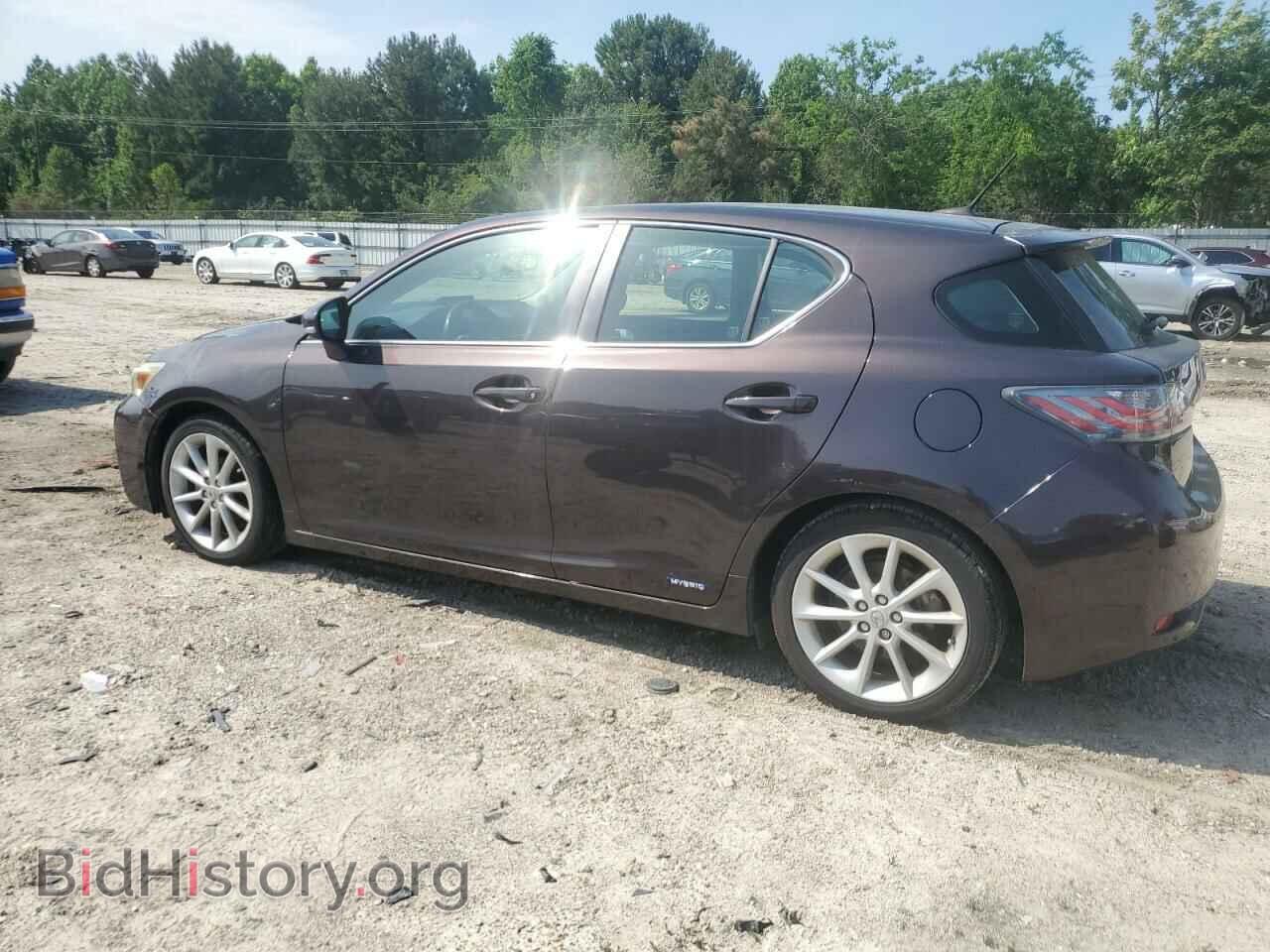 2012 LEXUS CT 200 - VIN: JTHKD5BH6C2086256 - Фото 2
