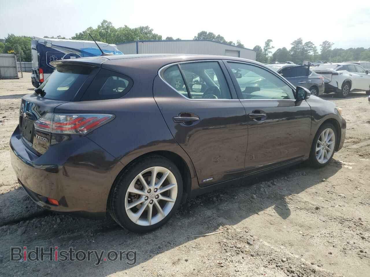 2012 LEXUS CT 200 - VIN: JTHKD5BH6C2086256 - Фото 3