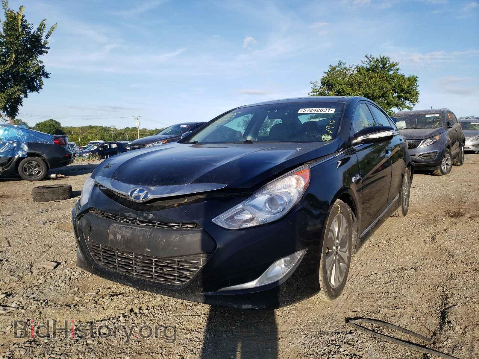 2014 HYUNDAI SONATA - VIN: KMHEC4A41EA109117 - Фото 2