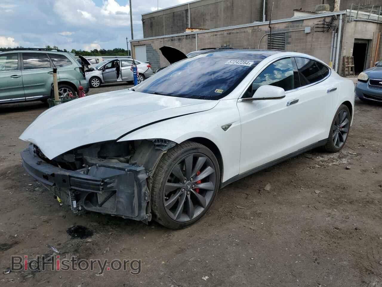 Photo 5YJSA1E41FF109357 - TESLA MODEL S 2015