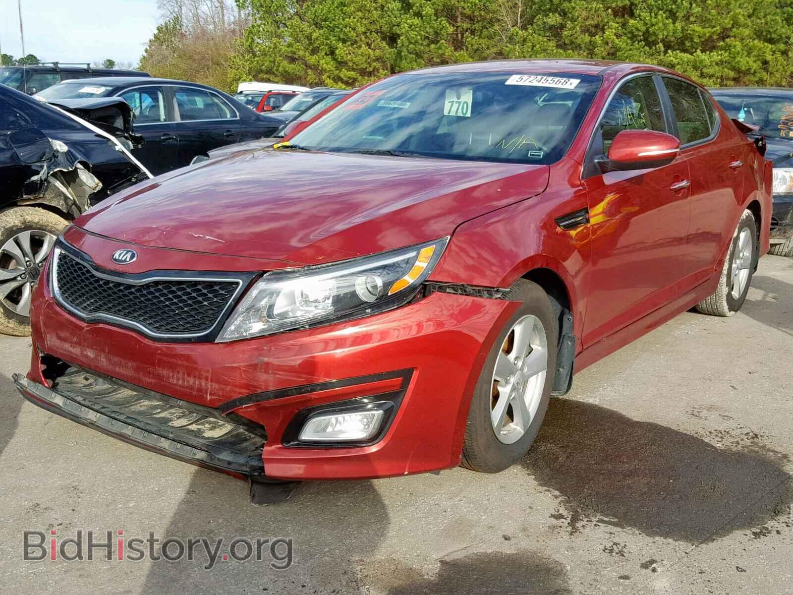 2014 KIA OPTIMA - VIN: 5XXGM4A74EG301219 - Фото 2