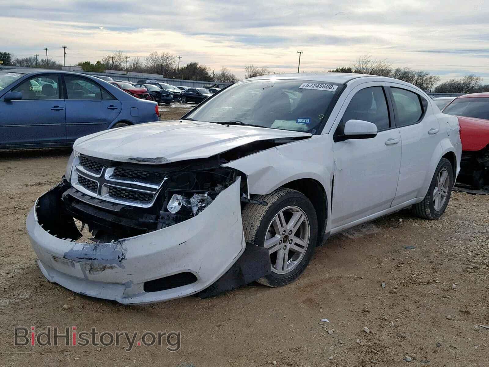 2012 DODGE AVENGER - VIN: 1C3CDZCBXCN237125 - Фото 2