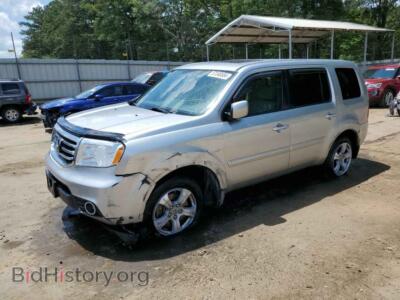 2013 Honda PILOT EX, серебристый — VIN 5FNYF4H44DB010845, Copart