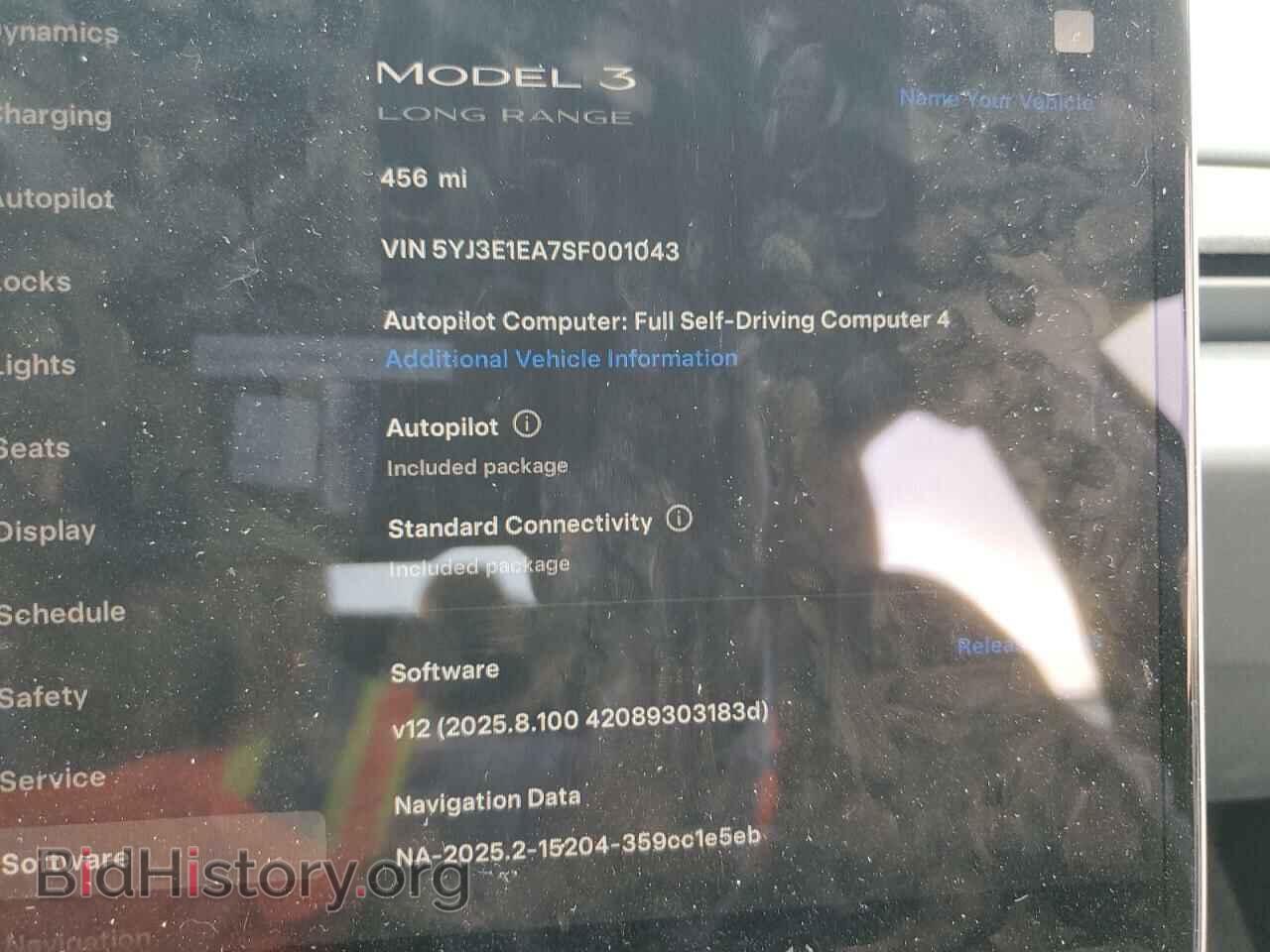 2025 TESLA MODEL 3 - VIN: 5YJ3E1EA7SF001043 - Фото 9