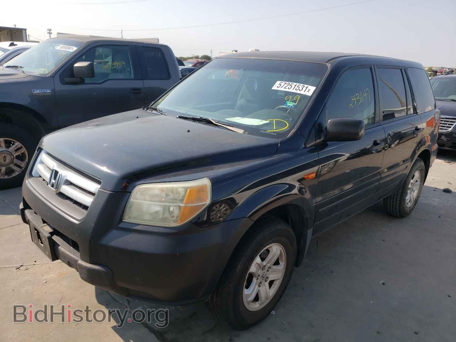 2006 HONDA PILOT - VIN: 5FNYF28166B001450 - Фото 2