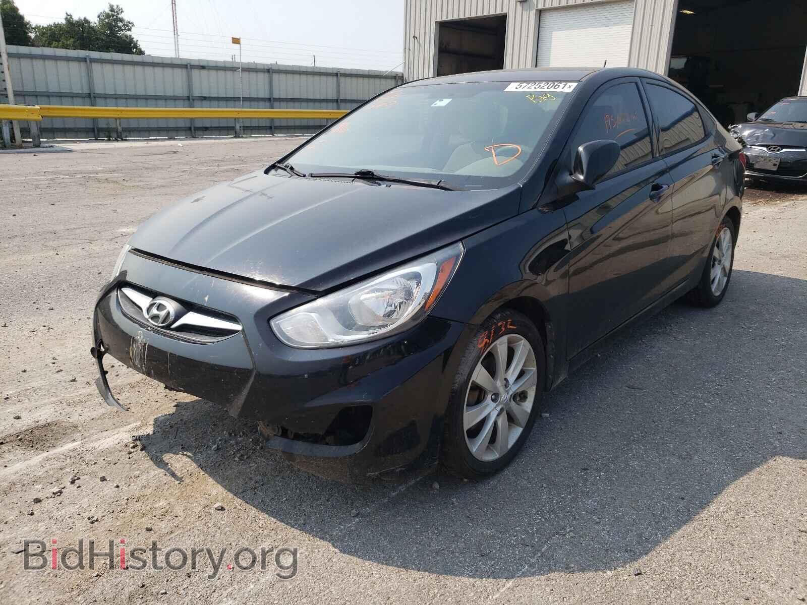 2012 HYUNDAI ACCENT - VIN: KMHCU4AEXCU241687 - Фото 2