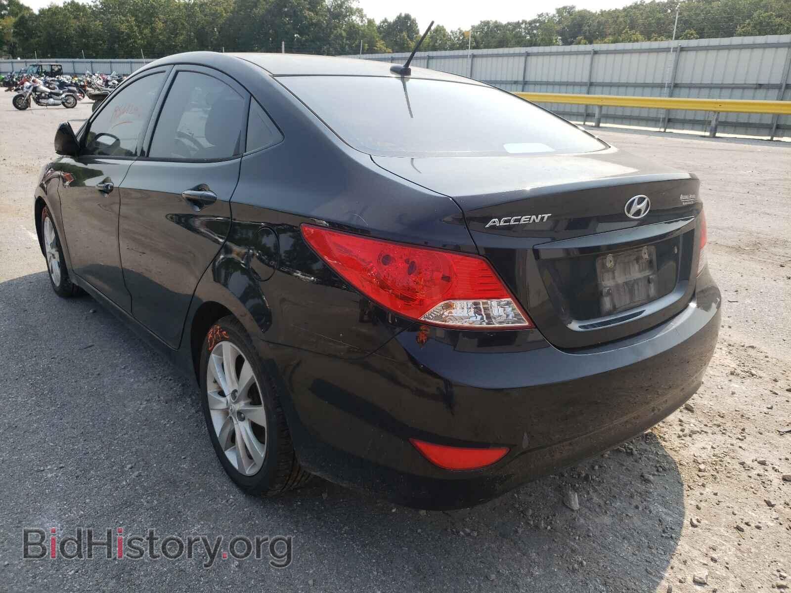 2012 HYUNDAI ACCENT - VIN: KMHCU4AEXCU241687 - Фото 3