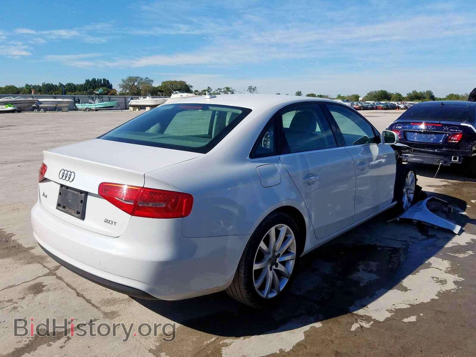 2013 AUDI A4 - VIN: WAUEFAFL2DN030019 - Фото 4
